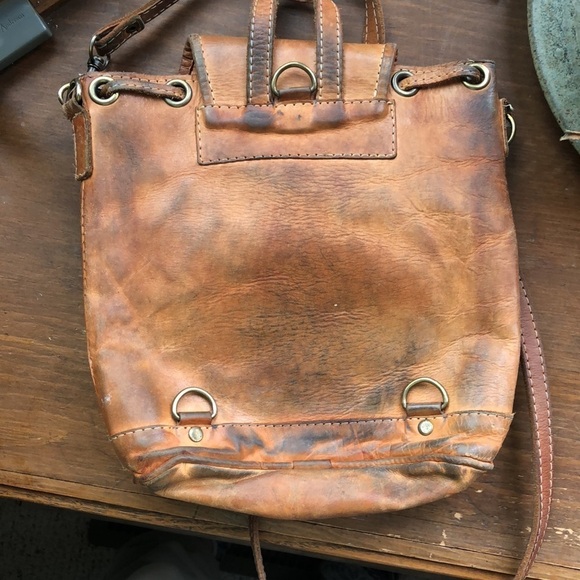 Vintage Paraguay Genuine Hand Made Leather Satchel - Picture 9 of 15
